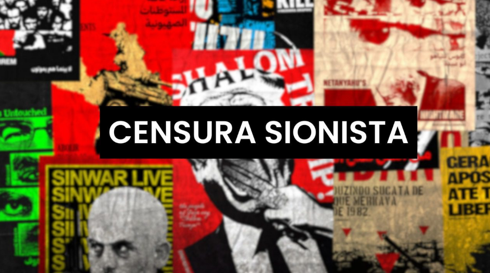 MP pede condenação de artista da UFRJ por cartazes em defesa da Palestina