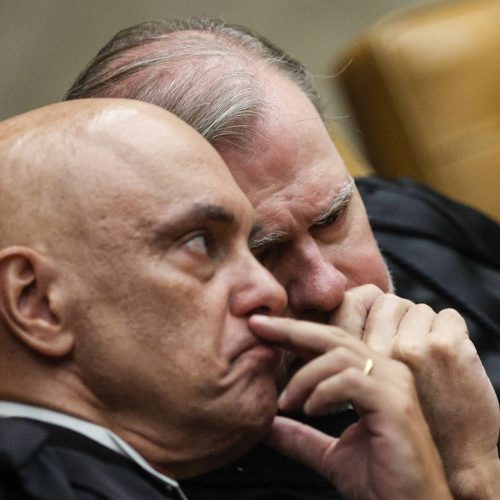 Moraes e Toffoli - Gabriela Biló Folhapress