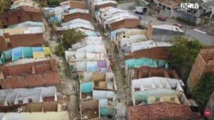 casas evacuadas em área de desastre geológico provocado pela braskem em maceió foto reprodução cí
