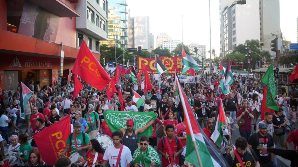 Manifestação pela Palestina